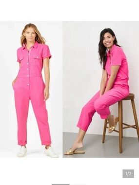 Outerknown S.E.A. Jumpsuit in Bubblegum